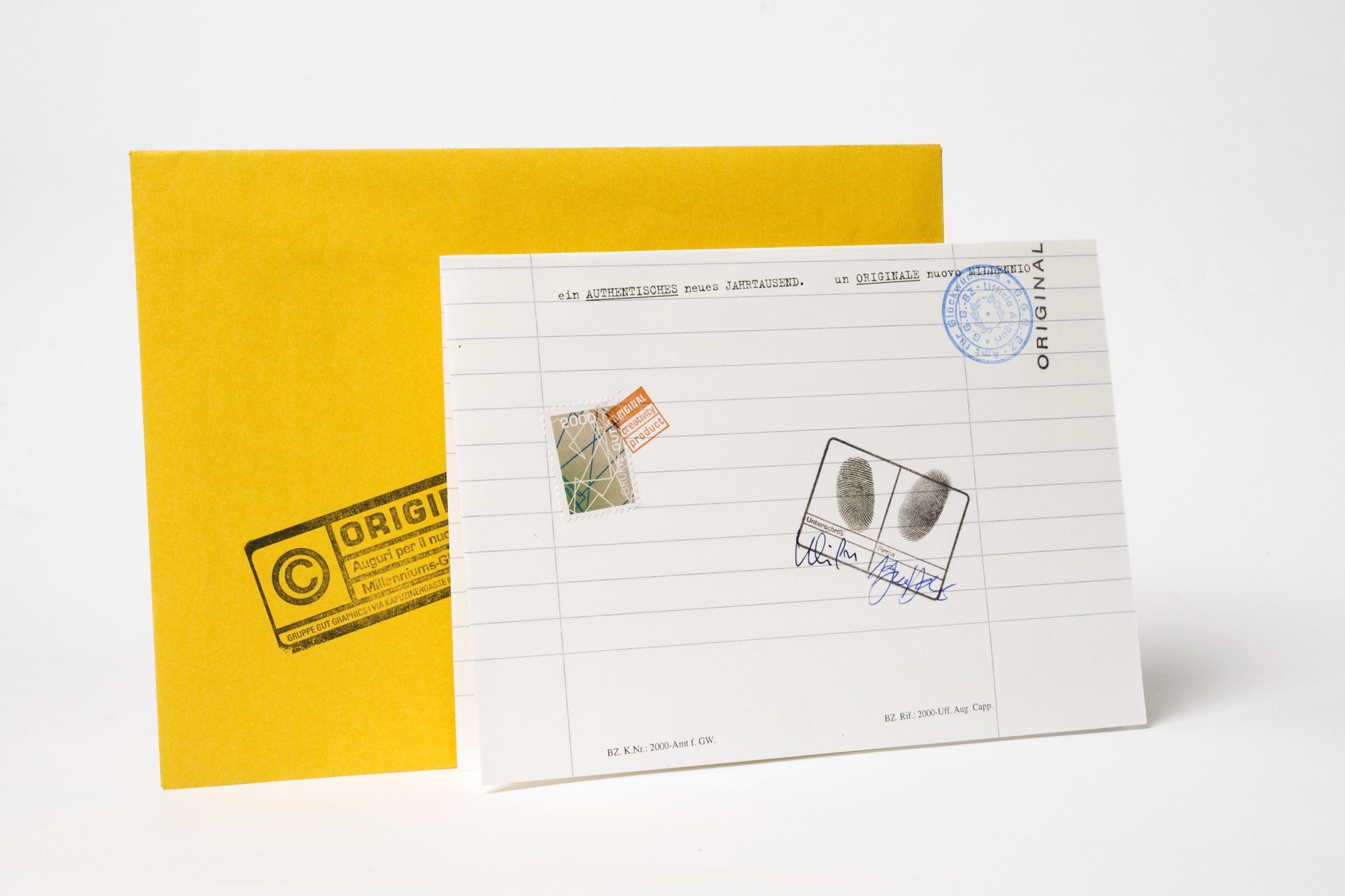 Gruppe Gut - Neujahrswünsche 2000