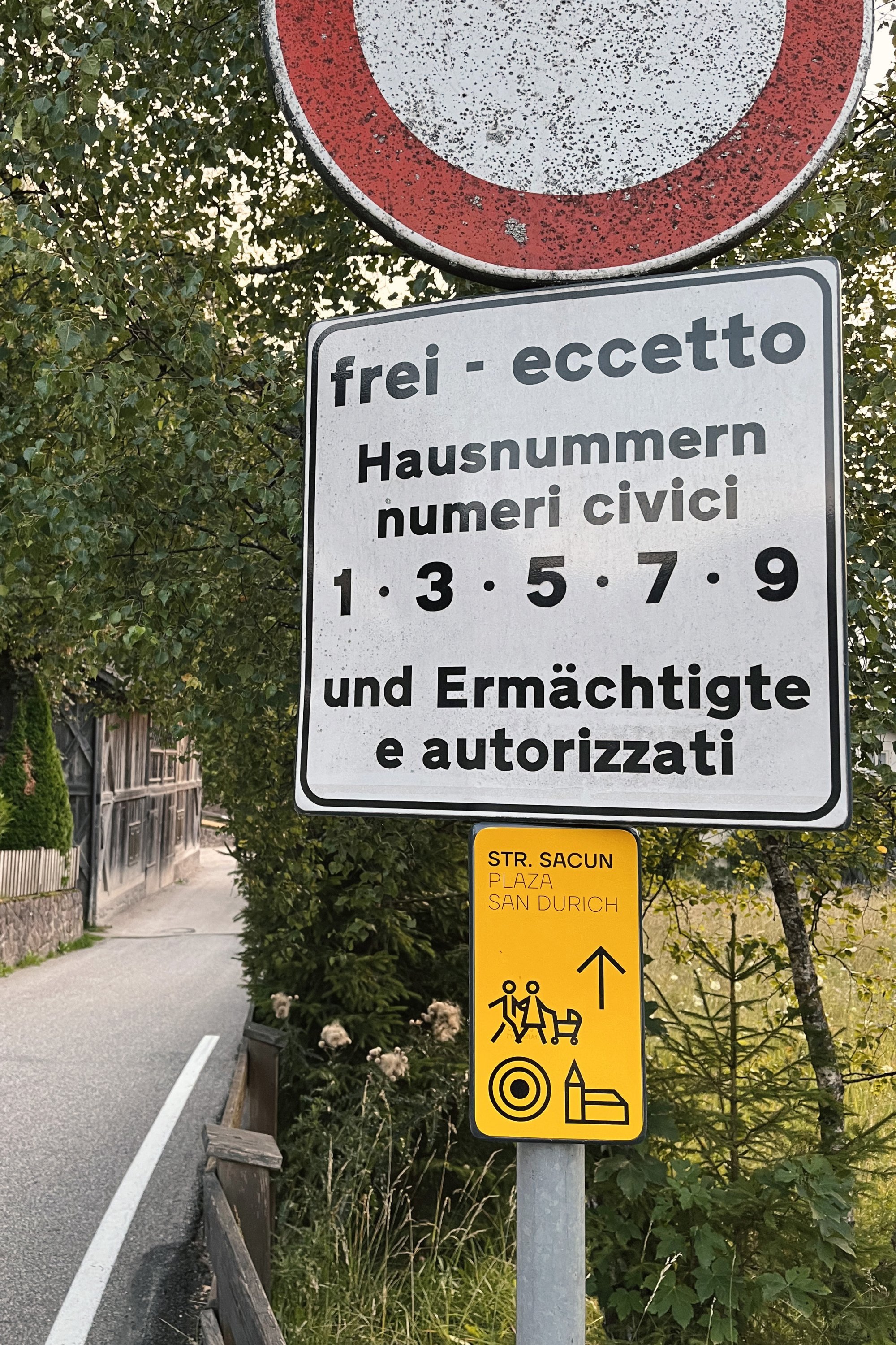 Wegbeschilderung St. Ulrich