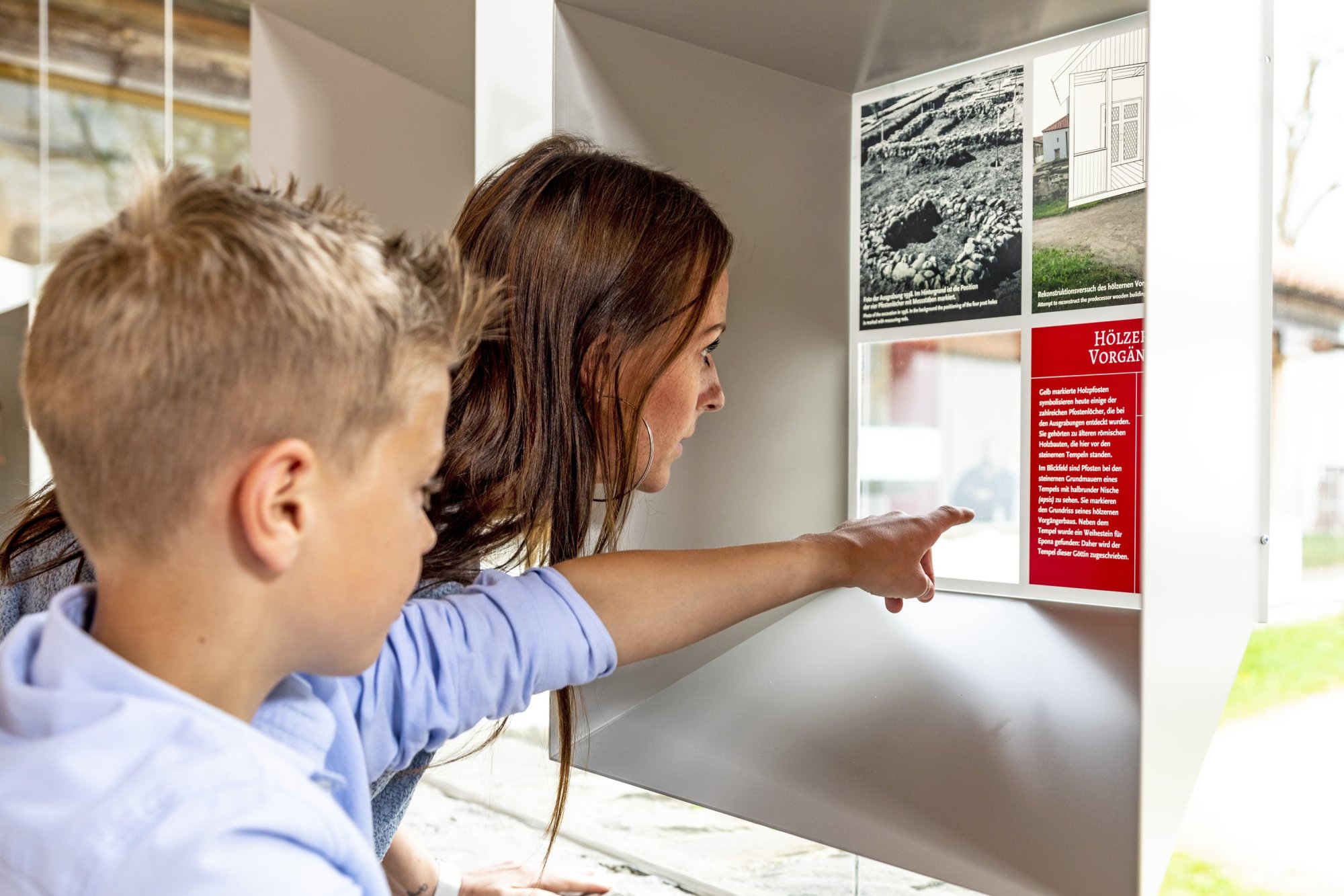 Sichtrichter mit Zusatzinformationen