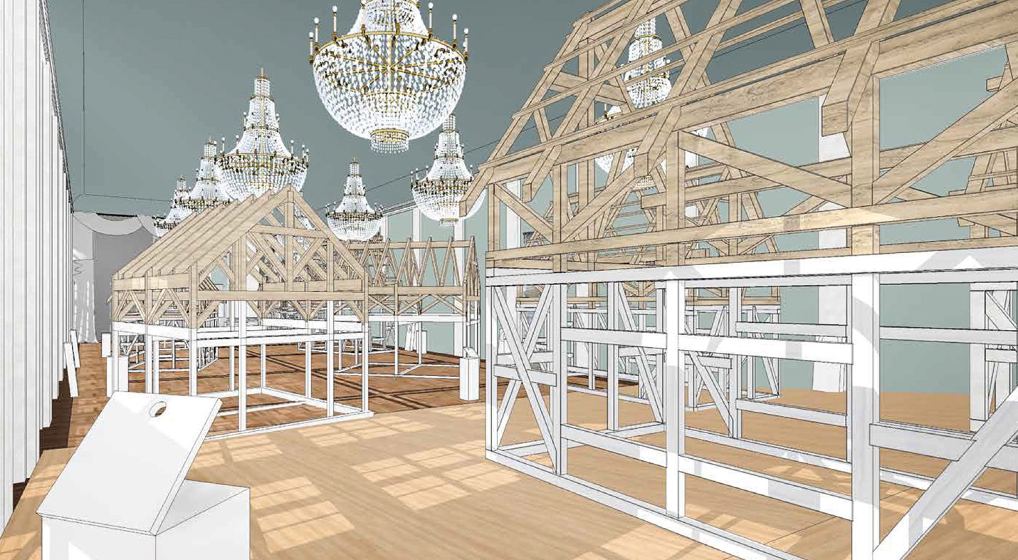 Haus der Bayerischen Geschichte, Bayerische Landesausstellung 2022 „Typisch Franken“, Orangerie in Ansbach (D), geladener Wettbewerb