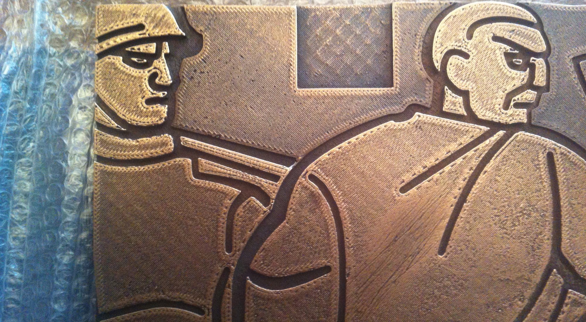 Fragment Bodenrelief Gerichtsplatz Bozen