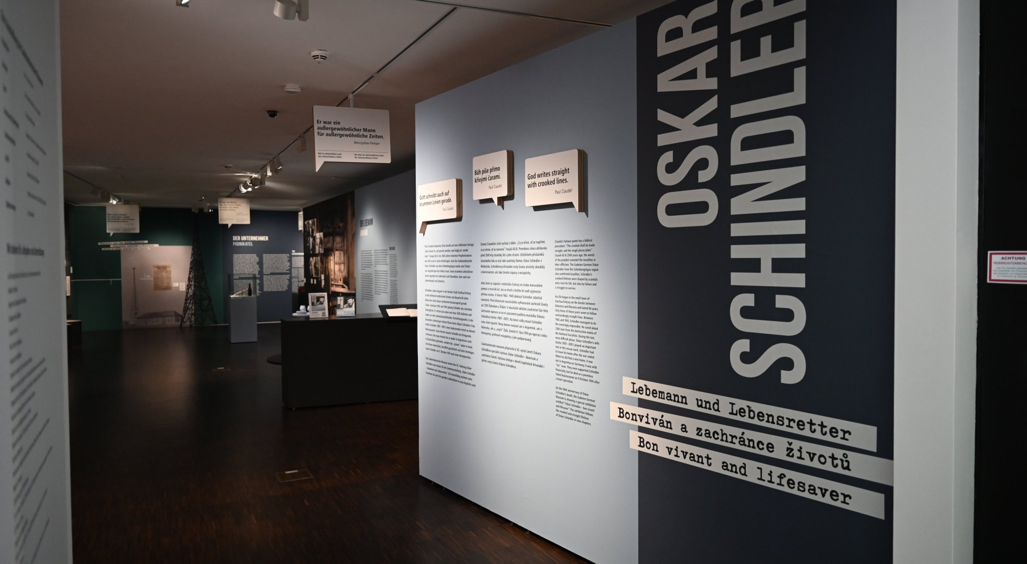 Sonderausstellung Oskar Schindler - Lebemann und Lebensretter