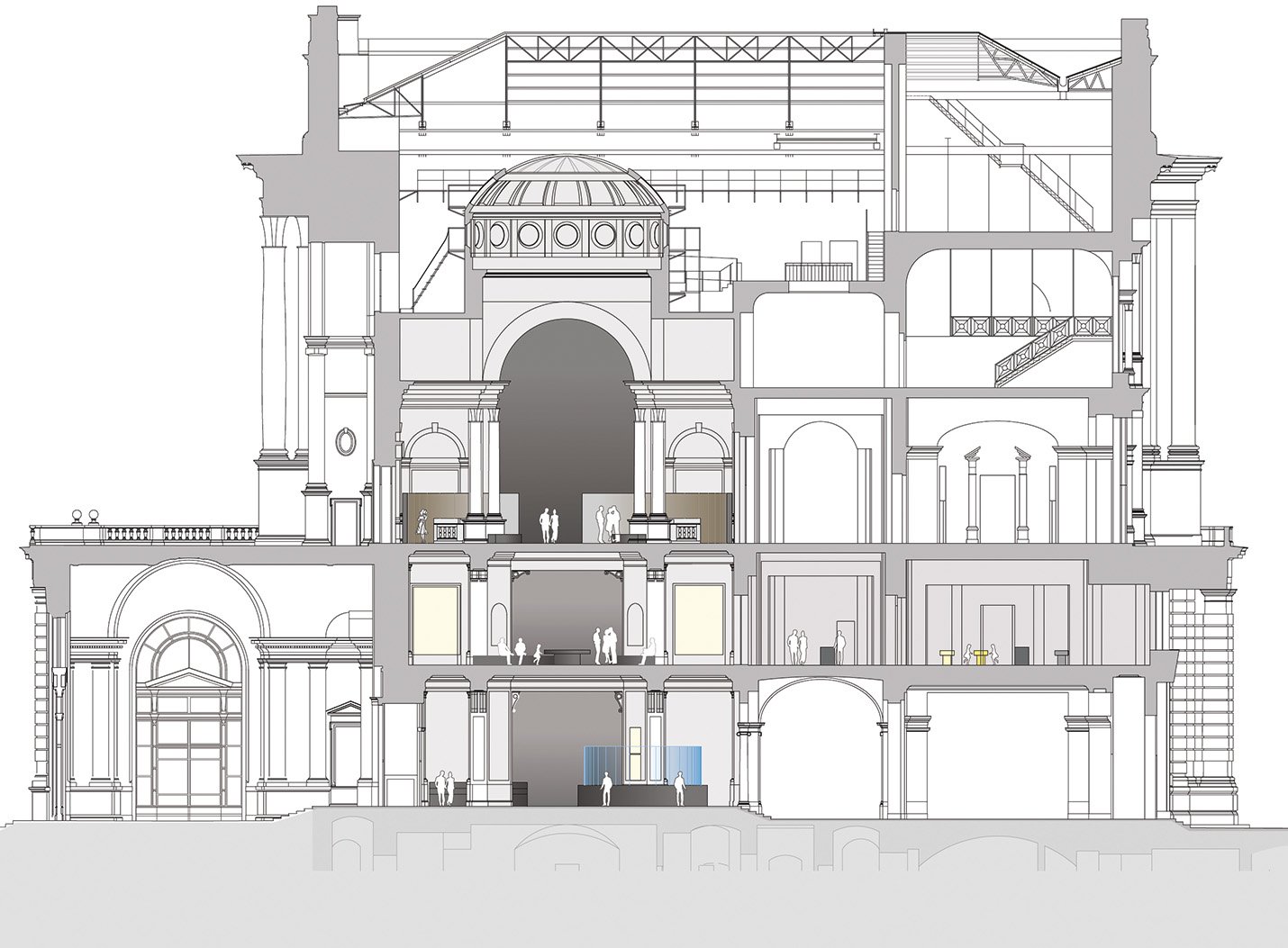 HAUS DER GESCHICHTE ÖSTERREICH, Concorso di idee, collaborazione con l'architetto Marco Handsur, Vienna, concorso ad inviti