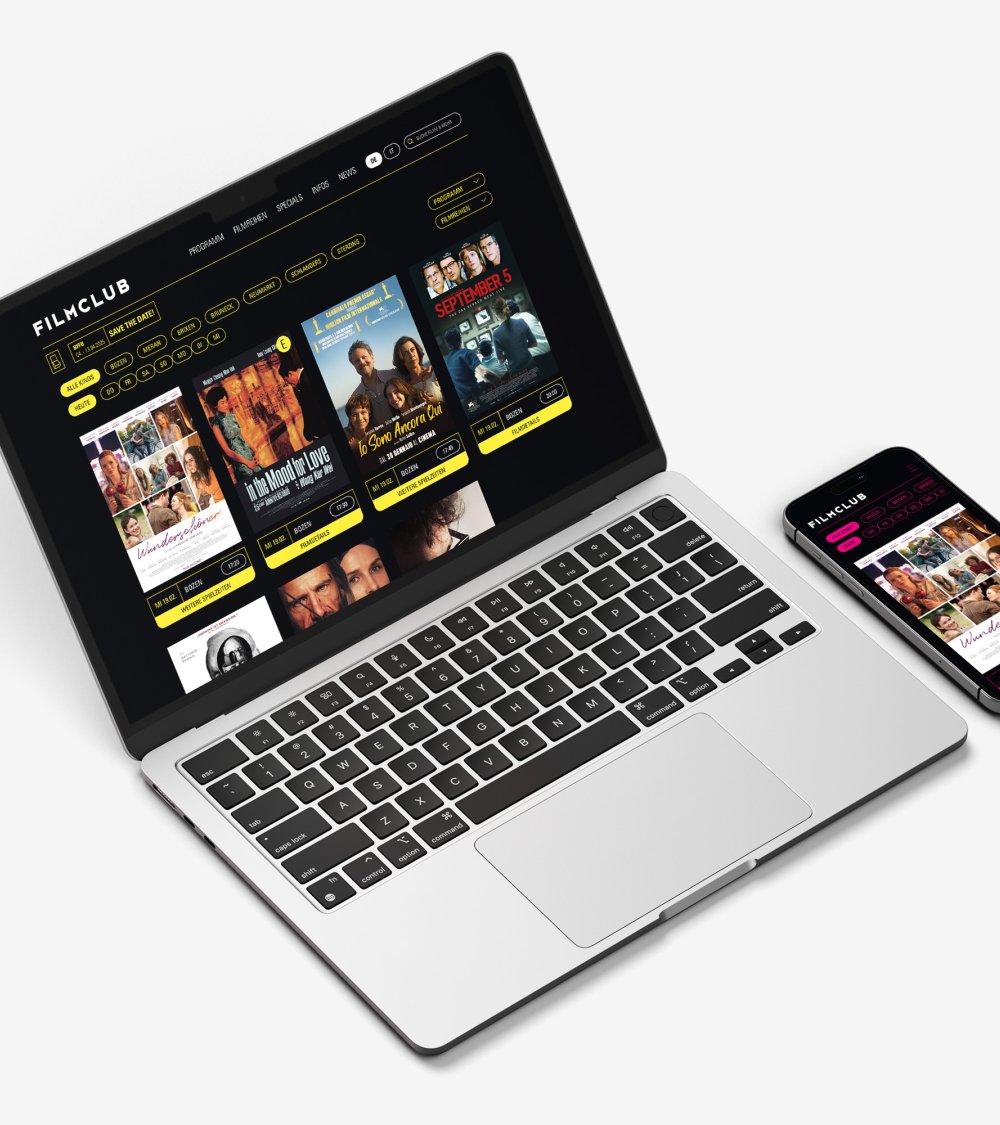 Filmclub Webseite
