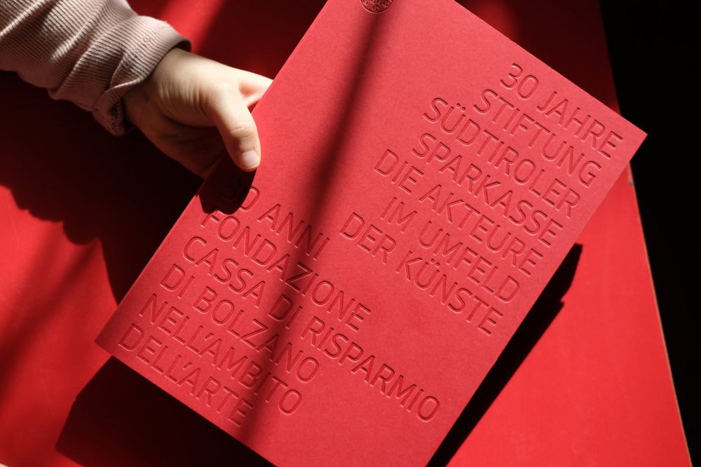 Jubikäums-Katalog “30 Jahre  Stiftung Südtiroler Sparkasse”